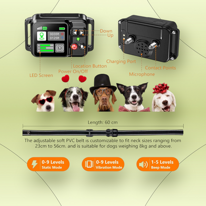 Collar con sistema de Alerta Inalámbrico & GPS