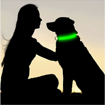 Collar LED Recargable para Perros